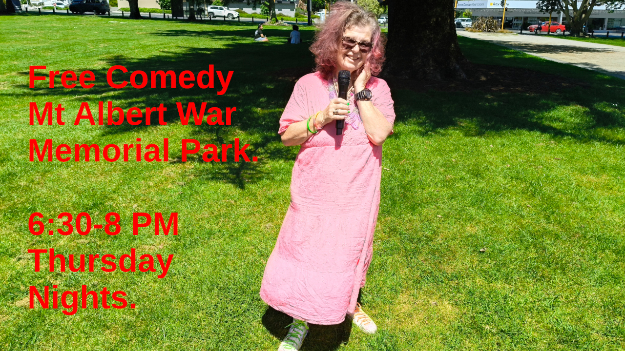 Mt Albert War Memorial Park New Comedy 20 November 2025
